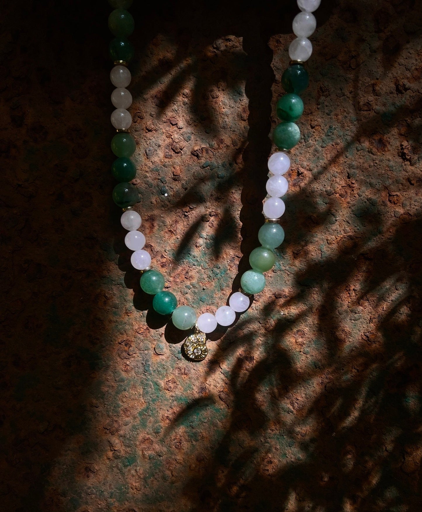 Elisha – Green Aventurine & Rose Quartz