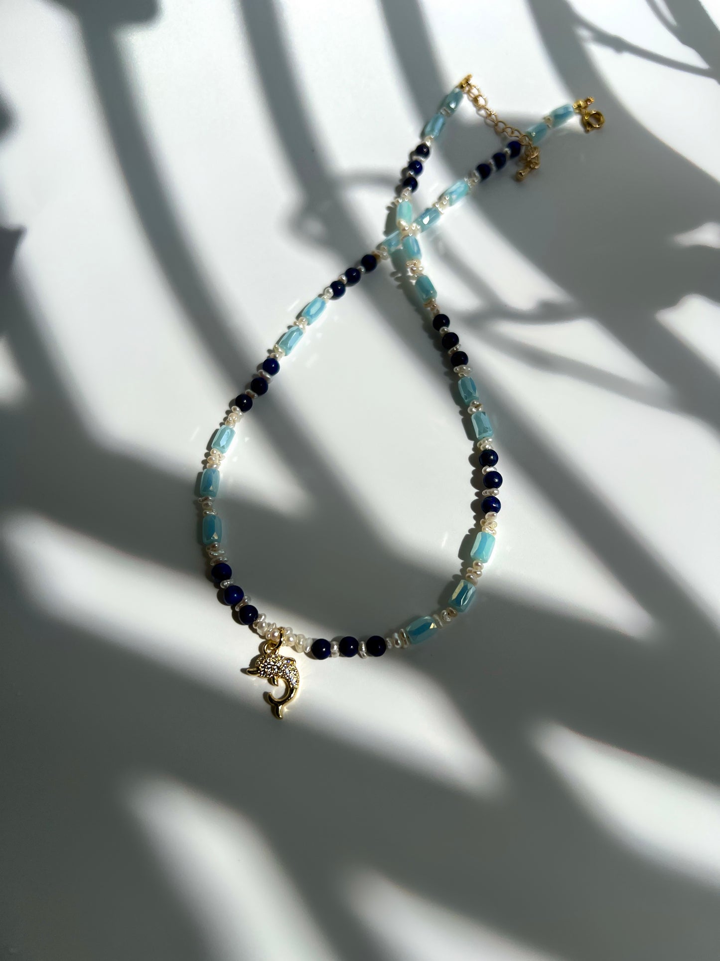 Yara – Pearl & Lapis Lazuli Necklace