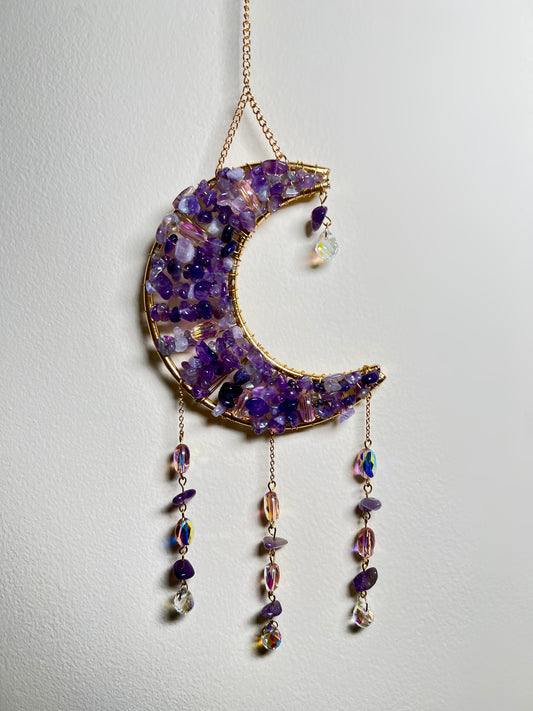 Amethyst Moonlit Sun Catcher