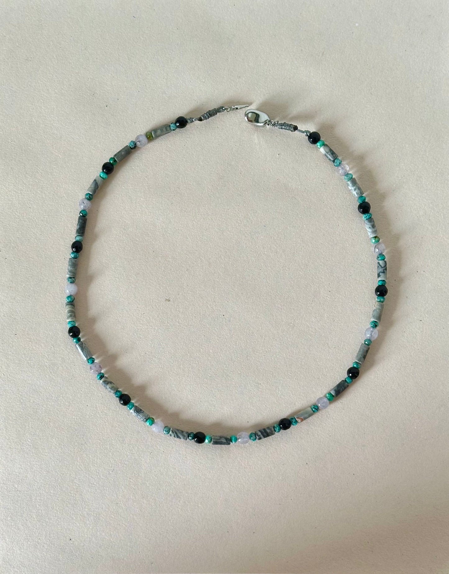 Eon- Map Jasper & Agate Necklace