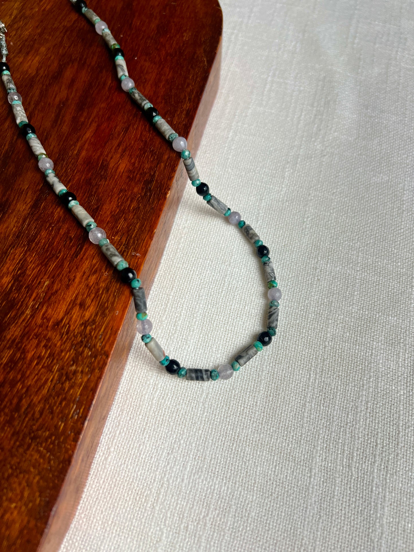 Eon- Map Jasper & Agate Necklace