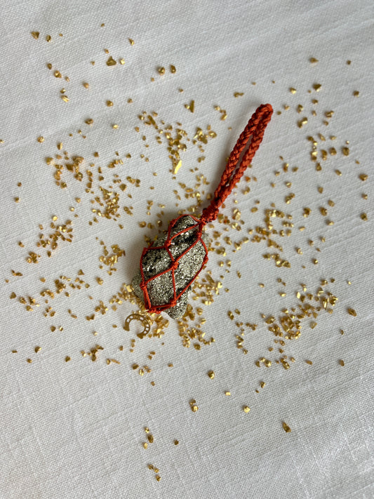 Pyrite Crystal Hanging